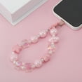thumbnail image 2 of Unique Bargains 1 Pc Phone Charm Star Cloud Cellphone Charm Pink Clear, 2 of 5