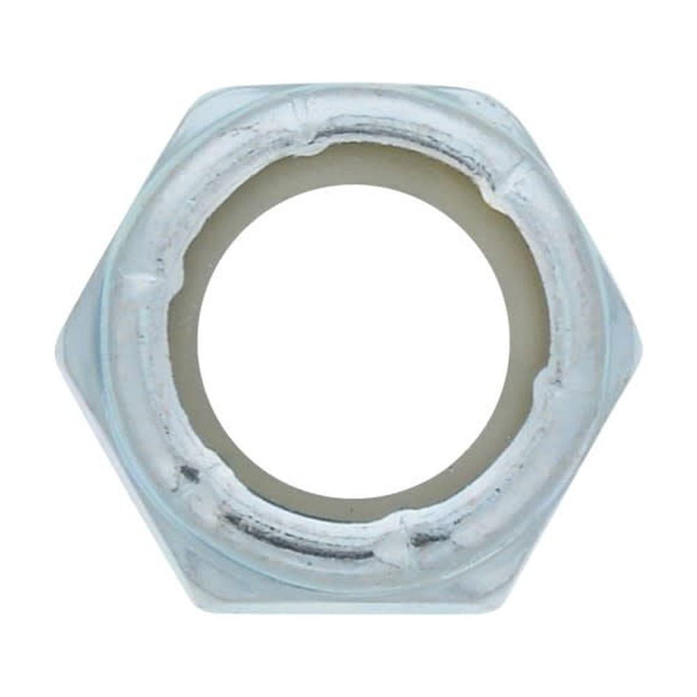 Hillman Nylon Insert Lock Nut - Steel, Course Thread, 3/4 In., 10 TPI - 20 Count — Construction & DIY Use, Standard Hardware Spec
