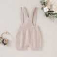 thumbnail image 6 of KVPLBQFD Big Boys Sweatsuit Baby Knit Onesie Baby Boy Suspender Romper Cotton Sleeveless Boy and Girl Solid Sweater Clothes Baby Jumpsuit Overalls 4t Boys Clothes, 6 of 8