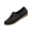 Black, variant on Women's Leather Loafers, Comfortable Orthopedic Walking Shoes, Arch Support Slip On Casual Flats, Lightweight Driving Shoes