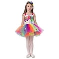 thumbnail image 1 of Dress Up America 1069-L Robe de Bonbon pour Fille avec Bandeau, Multicolore - Grand, 1 of 10