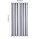 thumbnail image 3 of ¡Oferta del día de Accaprate! Cortinas de seda sintética gris plateado para dormitorio, 86 x 213 cm, opacas, de satén, con aislamiento térmico para sala de estar., 3 of 7