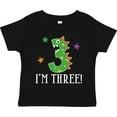 thumbnail image 3 of Inktastic 3rd Birthday Dinosaur Party Boys or Girls Toddler T-Shirt, 3 of 5