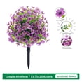 thumbnail image 3 of DefiDgd Artificial Lavender Topiary Ball Trees with Stake,Outdoor UV Resistant Faux Lavender Shrubs Plant for Indoor Garden Yard Porch Patio Home Decor(Purple), 3 of 6