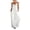 White, variant on gakvbuo Summer Jumpsuits For Women Casual Dressy Wedding Camis Sleeveless Suspender Romper Solid Color Spaghetti Strap V-Neck Wide-Leg Pants