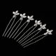 thumbnail image 3 of Paquete de 6 Horquillas para El cabellero con de Imitación de Cristal, Pinzas para El cabellero de para Boda Hugo Pinza de pelo nupcial, 3 of 10
