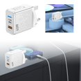 thumbnail image 1 of Cargador de viaje para Reino Unido con indicador LED Cargador USB PD tipo C para teléfonos, 1 of 6