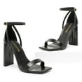 thumbnail image 2 of DREAM PAIRS High Heels Chunky Block Square Toe Heels for Women Dressy Open Toe Heel Sandals, 2 of 4