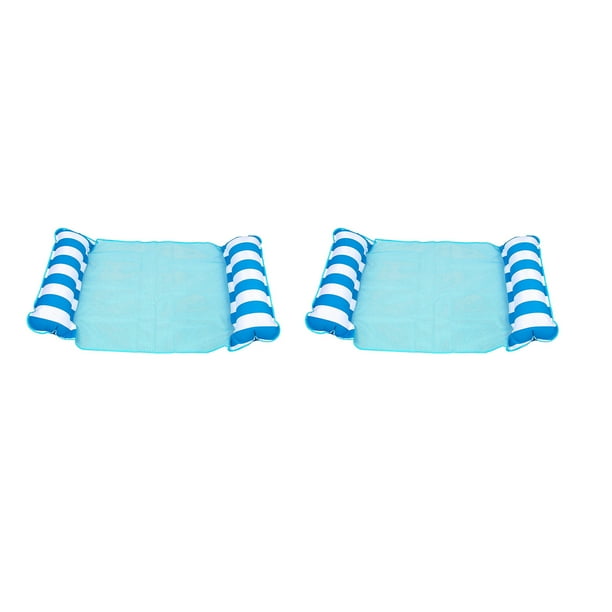 Aqua Deluxe Monterey Hammock 4 in 1 Multi Purpose Pool Float, Blue (2 Pack) - Walmart.com 