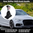 thumbnail image 2 of Perilla de Cambio de Marcha Automática Única para Audi A3 8P 2004-2015, Perilla del Cambio de Marcha, Cubierta de Botón de Cambio de Plástico y Cuero Sintético, 2 of 6