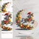 thumbnail image 3 of Tema Navidad Formado Especial Acrílico Los Equipos Del Ornamento La Pintura Diamante Sobremesa, 3 of 9
