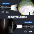 thumbnail image 3 of Rechargeable LED Flashlights High Lumens, 250,000 Lumen Brightest Flash Light, High Power Flashlight USB with 5000 mAh Capacity, IPX7 Waterproof Handheld LED Torch for Home, Camping, Hiking, 3 of 6