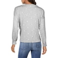 thumbnail image 4 of Splendid Womens Stars Embroidered T-Shirt Gray L, 4 of 4