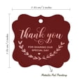 thumbnail image 7 of Inkdotpot Pack Of 100 Thank You For Sharing Our Special Day Bridal Shower-Baby Shower-Retirement-Wedding-Birthday Paper Tags DIY Craft Bracket Shape Real Rose Gold Foil Hang Tags, 7 of 7