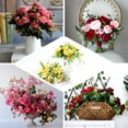 thumbnail image 5 of Efavormart 4 Bushes - 12" Fushia Peony Flower Bouquet - Artificial Arrangements With Realistic Soft Texture - Perfect for Table, Wedding Ceremonies, Party, Event, Centerpieces, Vases, 5 of 11
