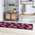 thumbnail image 7 of Ryvnso Pink Checkered Grid Art Pattern Hallway Runner Rugs Floor Carpet Non Slip Entryway Mat 2' x 6', 7 of 7