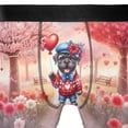 thumbnail image 4 of Happy Valentine’s Day Adorable Cane Corso Puppy Holding Heart Balloon All Over Print Boxer Briefs Underwear for Men Dad Italian Mastiff Dog Lover Gifts Idea - 00030, 4 of 6