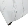thumbnail image 3 of MEIBUTYUP Oil Proof Cover White Marble Wallpaper Self Stick Kitchen Wall and Countertop, 3 of 8