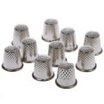 thumbnail image 1 of Wmool 10 pcs Retro Finger Thimble Protector Sewing Pin Neddle Metal, 1 of 8