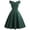 Green, variant on AOOCHASLIY Women's Summer Off Shoulder V Neck Vintage Solid Party Swing Dress