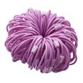 thumbnail image 4 of 100 Pcs Élastiques à Cheveux Porte-Queue Accessoires pour Filles Femmes Violet, 4 of 7