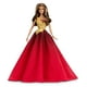 thumbnail image 1 of Muñeca Barbie para las vacaciones de 2016 con falda roja brillante en degradado, 1 of 9