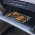 thumbnail image 6 of PVC Leather Car Document Holder Organizer Driver License Cover Holder for Car Driving Documents 9.45x10.24in Pumpkins and Spider Web, 6 of 8