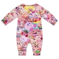 thumbnail image 2 of Kirby Baby Long Sleeve Footless, Infant Playsuit Romper Jumpsuits for Boys Girls, 2 of 8