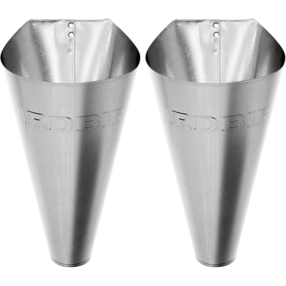 YARDBIRD 43650 Steel 2-Pack Medium Galvanized Poultry Restraining Cones