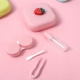 thumbnail image 4 of Cartoon Contact Lens Case Cute Travel Storage Box Container Holder, 4 of 6