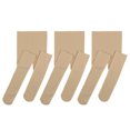 thumbnail image 2 of American Trends Women High Waisted Tights Soft Opaque Tights for Women Nylons for Women Control Top Run Resistant Stocking 80s Dance Tights Pantyhose 3 Pack Nude, 2 of 6