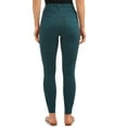 thumbnail image 2 of Time and Tru Women's Full Length Soft Knit Color Jeggings, 2 of 5