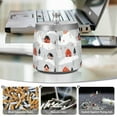 thumbnail image 6 of Yayeee Ashtray with Lid for Cigarette Smokeless Stainless Steel Home Ash Holder, Cartoon Red Houses, 6 of 7