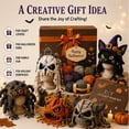 thumbnail image 6 of DIY Crochet Creature Hood Hat Kit,Halloween Fantasy Earflap Beanie with 3D Construction,Complete Crochet Starter Set for Adults Beginners,Handmade Cosplay Party Headwear Gift (J), 6 of 7