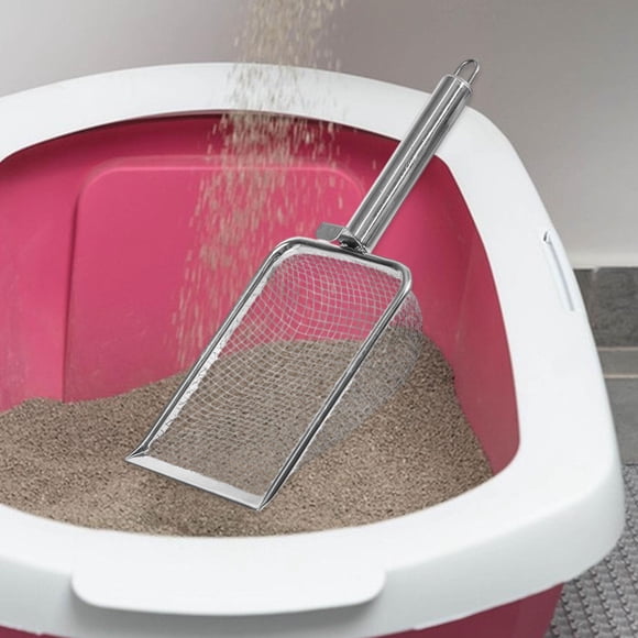 Recogedor de excrementos para gatos, malla para arena de gatitos, tamizado eficiente, resistente, fácil de limpiar, malla tamizadora multiusos para Agujeros de 43 mm