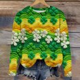 thumbnail image 4 of Mefallenssiah Sweat-Shirt Surdimensionné à Col Rond pour Filles Mode Enfants Manches Longues Pull 1-12 Ans, 4 of 6