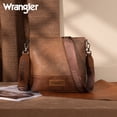 thumbnail image 4 of Wrangler Crossbody Purses for Women Two Tone Crossbody Bags Women Purses and Handbags, Western-Brown, 4 of 8