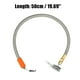 thumbnail image 3 of Adaptador de manguera de inflado de neum?ticos Flexible de 19,7 ", mandril de aire de tama?o de rosca M6 con manguera para v?lvula de neum?tico est?ndar, rosca fina con v?lvula de liberaci?n de aire, 1 Uds. Unique Bargains mandriles para neumáticos de automóviles, 3 of 6