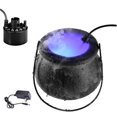 thumbnail image 1 of Witches Cauldron with Mist Maker Fogger,Scary Halloween Decorations,Black Witch Cauldron Kettle Pot with Color Change Light,Witches Candy Bucket for Kitchen Table Decor, 1 of 8