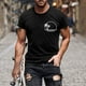 thumbnail image 2 of Camisas de Manga Larga para Hombres Casual Impreso Cuello Girado Abajo, Lado Dividido Botón Abajo Blusa para Al Aire Libre, Diario Y Primavera Verano, 2 of 5