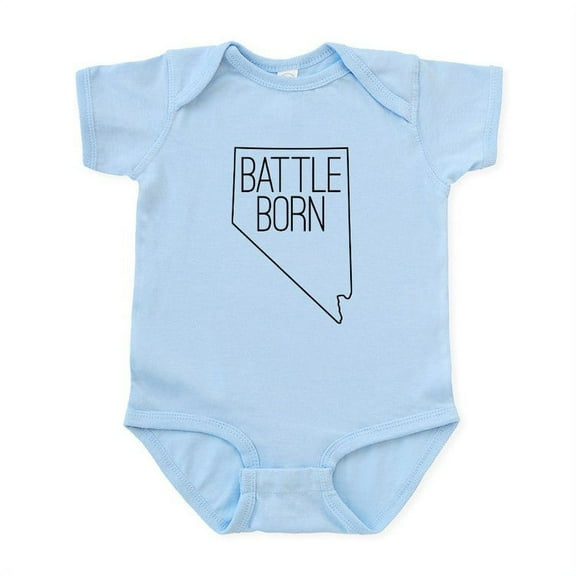 CafePress - Nevada Battle Born Baby Light Bodysuit - Baby Light Bodysuit, Size Newborn - 24 Months