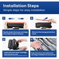 thumbnail image 5 of TN760 TN-760 Toner Cartridge High Yield Black Replacement for Brother TN760 TN-760 MFCL2750DW HLL2390DW MFCL2710DW HL-L2350DW Printer Ink, TN760 2PK, 5 of 7