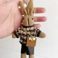 thumbnail image 3 of Korean Style Cartoon Rabbit Plush Keychain Pendant for Girls and Kids, 3 of 7