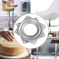 thumbnail image 4 of Plato giratorio Lazy Susan, rodamiento de bolas de acero de rotación suave, perfil bajo para uso multifuncional, proyectos de decoración de bricolaje, galvanizado, resistente a la corrosión, 3,7" x, 4 of 6