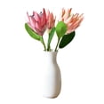 thumbnail image 5 of bestolf Artificial King Protea Flowers Lifelike Tropical Floral Arrangements Faux Protea Cynaroide with Stem for Wedding Centerpiece Home Office Table Decor, 5 of 8