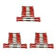 thumbnail image 2 of maskred 9pcs/set 9Pcs Tige de Traction Servo-Lien de Direction pour 1/10 WLtoys K949 Contrôle Rouge 3Set, 2 of 6