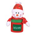 thumbnail image 1 of Bolsa de regalo, soporte para regalo, tarro de caramelo, forro polar multiusos, colgante de Navidad, accesorios para festivales, saco de Kits de decoración para fiestas Forma de muñeco de nieve Bearachild HA069770-03, 1 of 6