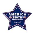thumbnail image 6 of America 250th Anniversary Patriotic Shaped Banner, Polyester 1776-2026 Star/Rectangle/Oval/Pennant Wall Hanging Decor, 4th of July Independence Day Home Porch Party Decoration, 6 of 6