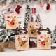 thumbnail image 2 of Ounissouiy Bolsas de regalo de árbol de Navidad exquisitas de bolsillo de Papá Noel, bolsa de dulces portátil, adornos navideños de lino Kits de decoración para fiestas Los ancianos, 2 of 6