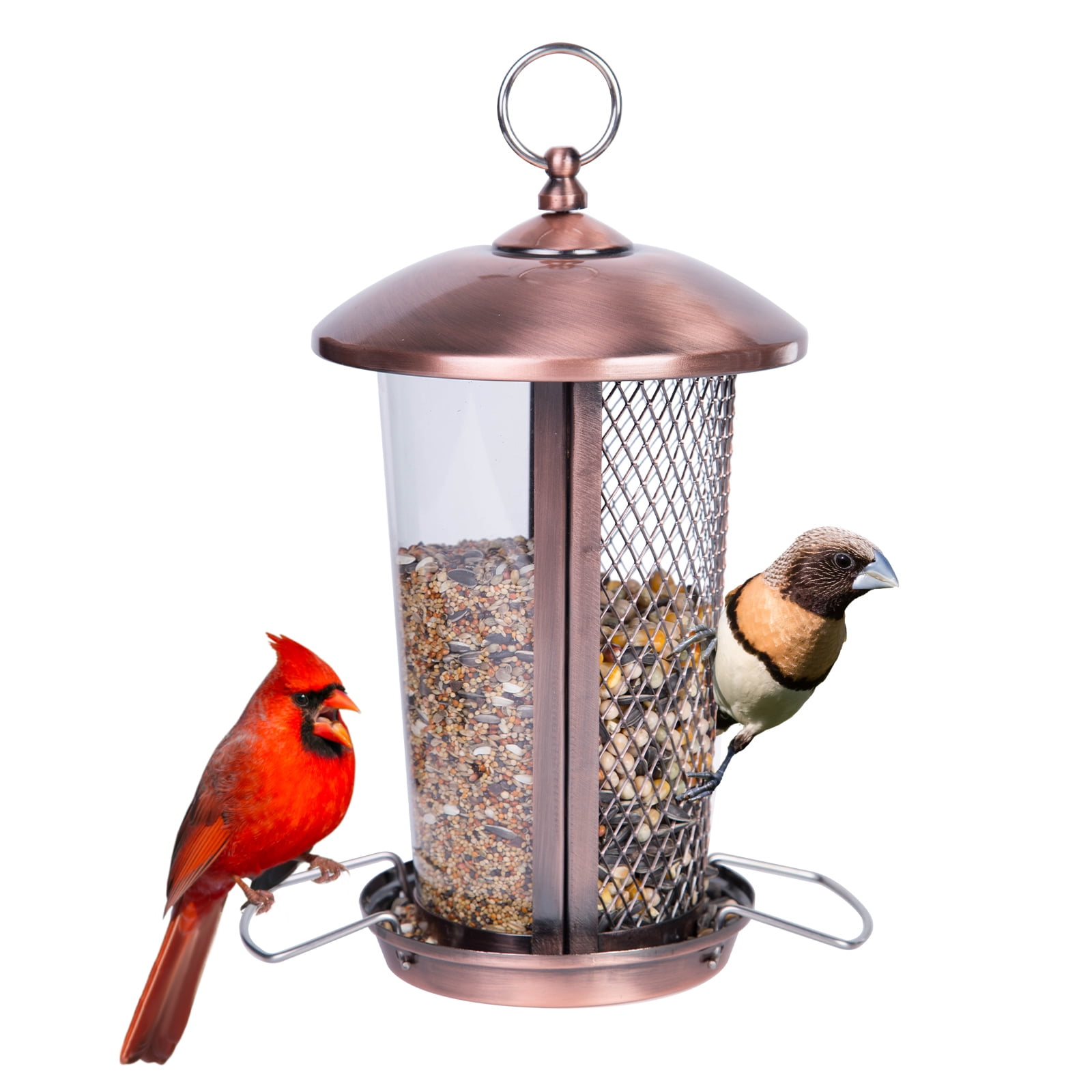 Bird Feeder Wild Hanging Garden Seed Outdoor Birds Food Feeding Feeders New Bird Feeder Wild Hanging Garden Seed Outdoor Birds Food Feeding Feeders New